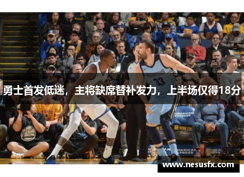 勇士首发低迷，主将缺席替补发力，上半场仅得18分